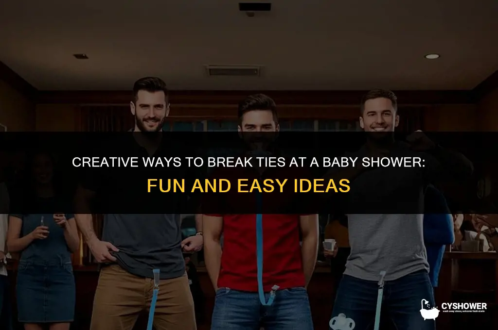 how to break ties at baby shower