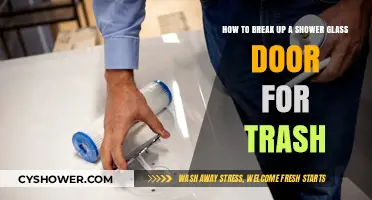 Safely Breaking and Disposing of Your Shower Glass Door: A Guide