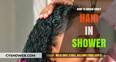 Shower Brushing Tips: Detangle Curly Hair Gently and Effectively