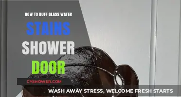 Effective Techniques to Buff Glass Water Stains on Shower Doors