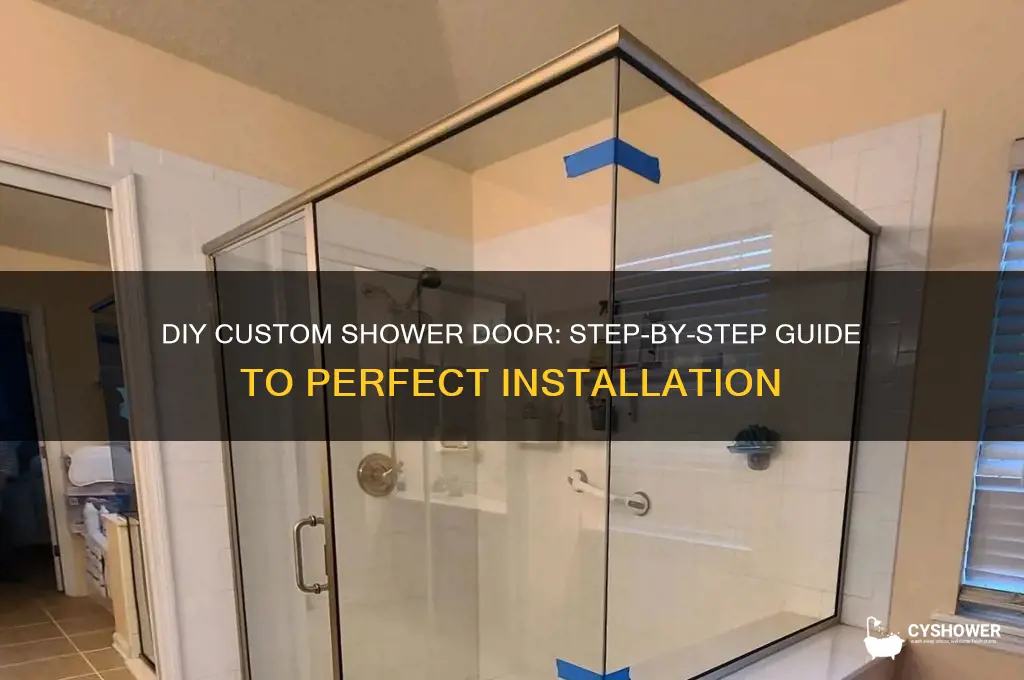 how to build a custom shower door