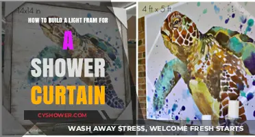 Easy DIY Light Frame for Your Shower Curtain: Step-by-Step Guide