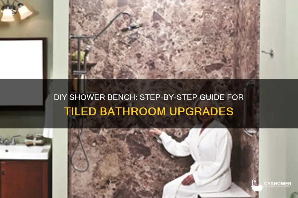 how to build a shower bennch for tile