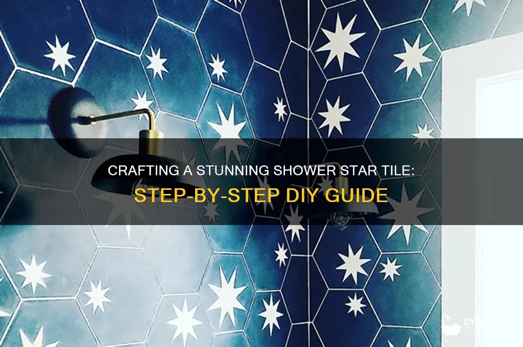 how to build a shower star tile