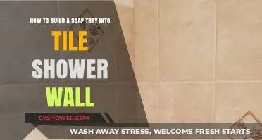 DIY Tile Shower Wall: Integrating a Built-In Soap Tray