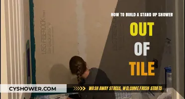 DIY Tile Stand-Up Shower: Step-by-Step Guide to Building Your Own