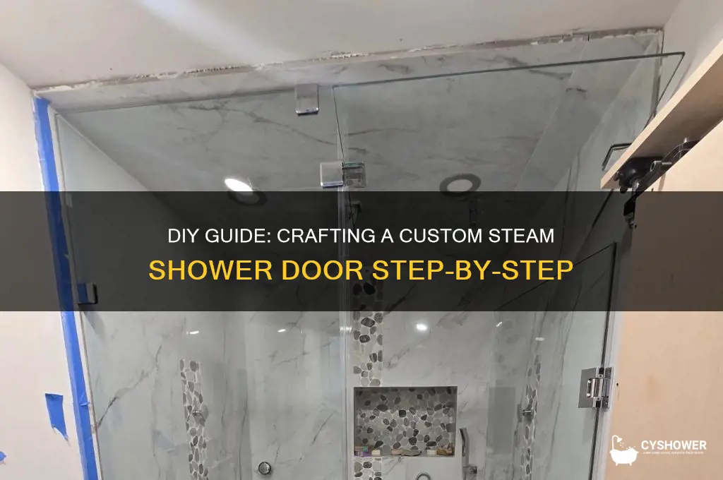 how to build a steam shower door