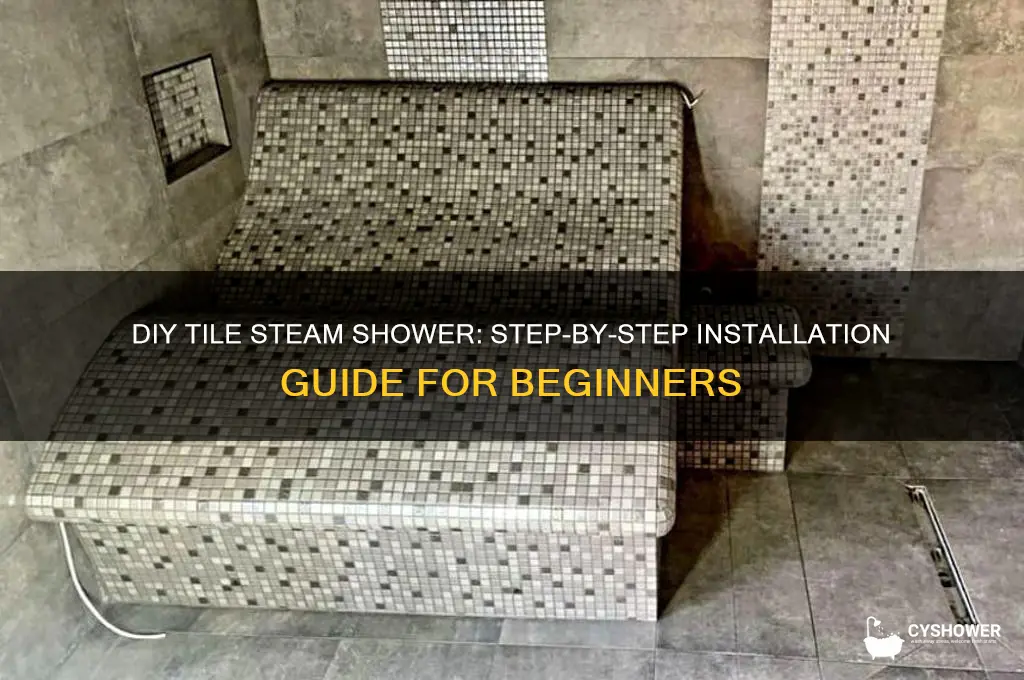 how to build a steam shower with tile