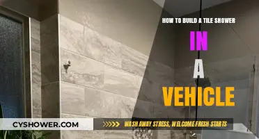 DIY Mobile Shower: Building a Tile Shower in Your Vehicle