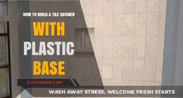 Step-by-Step Guide to Building a Tile Shower with Plastic Base