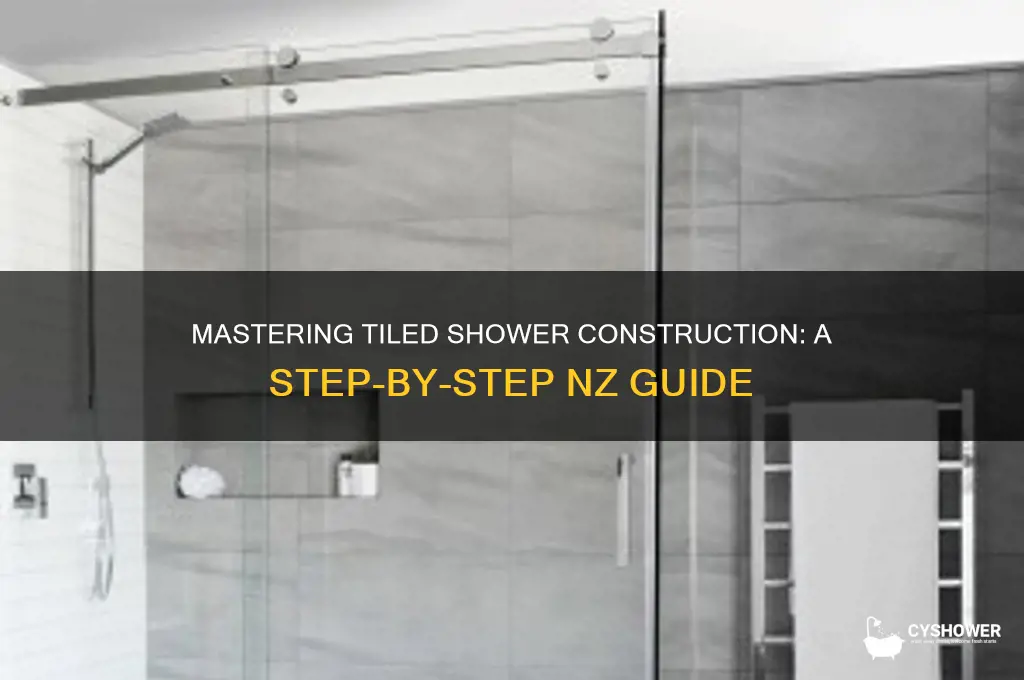 how to build a tiled shower nz