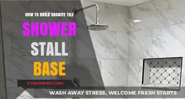 DIY Guide: Building a Durable Granite Tile Shower Stall Base