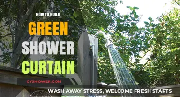 Eco-Friendly DIY: Crafting a Sustainable Green Shower Curtain