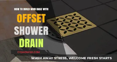 Building a Mud Base with Offset Shower Drain: Step-by-Step Guide