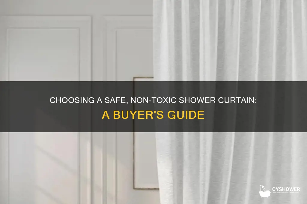 how to buy a non toxic shower curtain