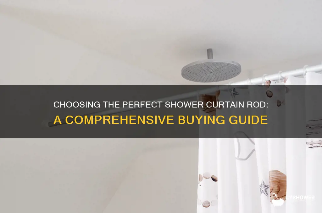 how to buy a shower curtain rod