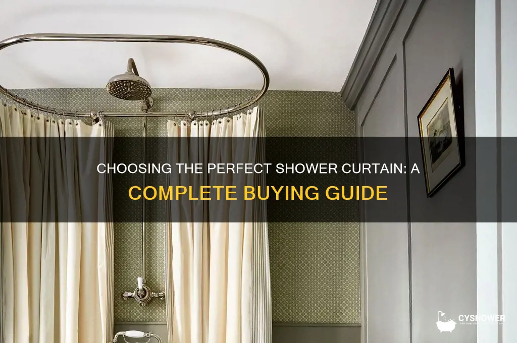 how to buy a shower curtain