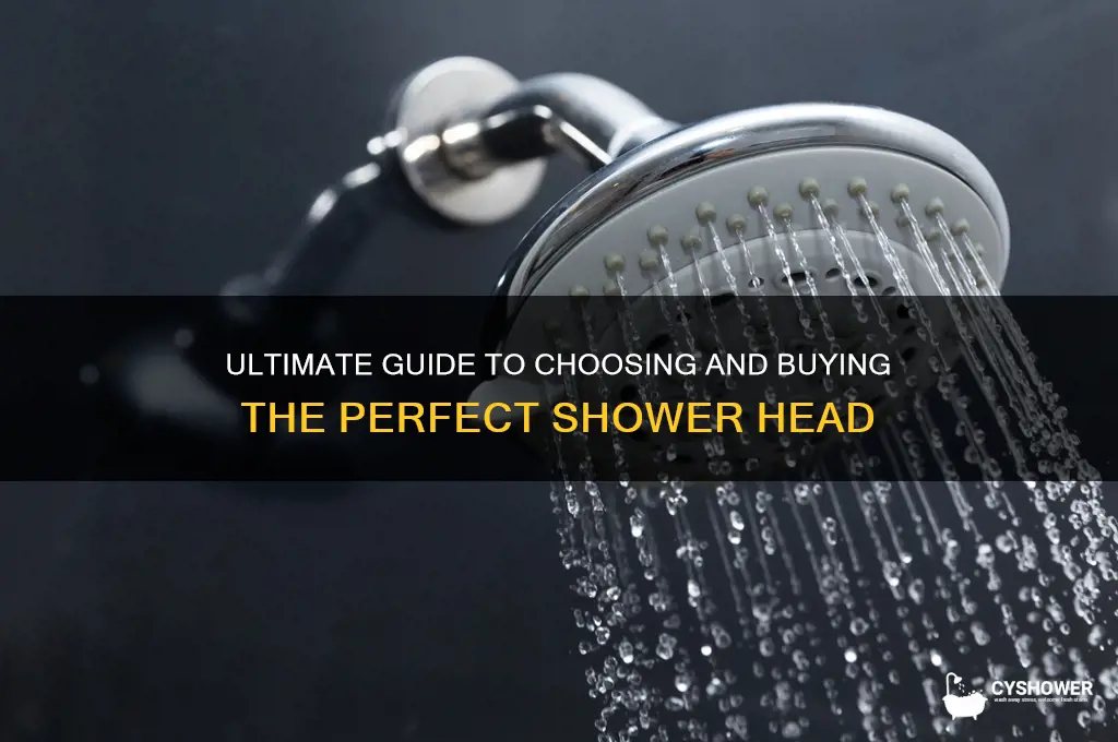 how to buy a shower head