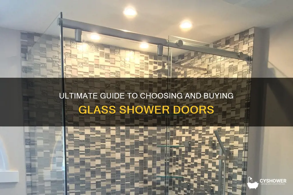 how to buy glass shower doors