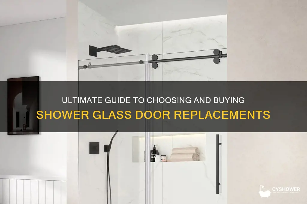 how to buy replacement glass doors for shower