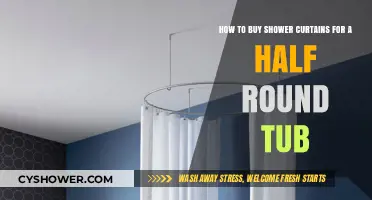 Choosing the Perfect Shower Curtain for Your Half Round Tub