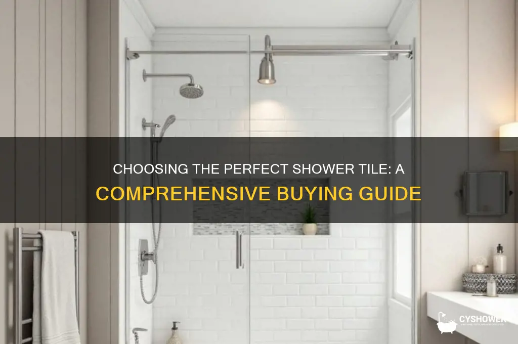 how to buy tile for shower