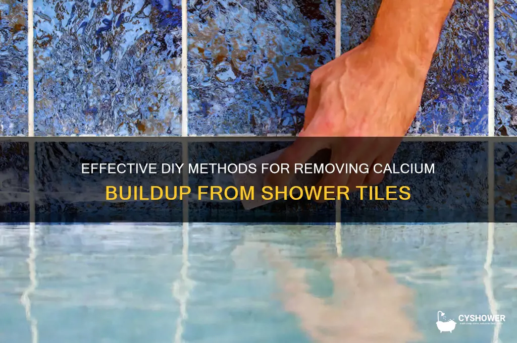 how to calcium removal from shower tiles