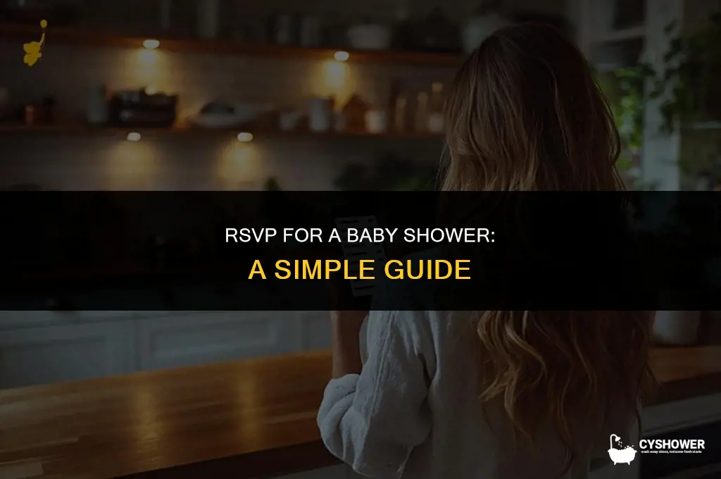 how to can make rsvp for a baby shower
