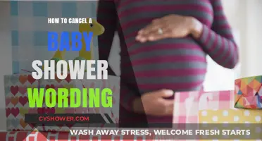 Gracefully Canceling Your Baby Shower: Wording Tips and Etiquette
