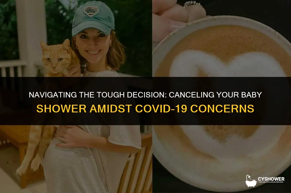 how to cancel baby shower due to coronavirus