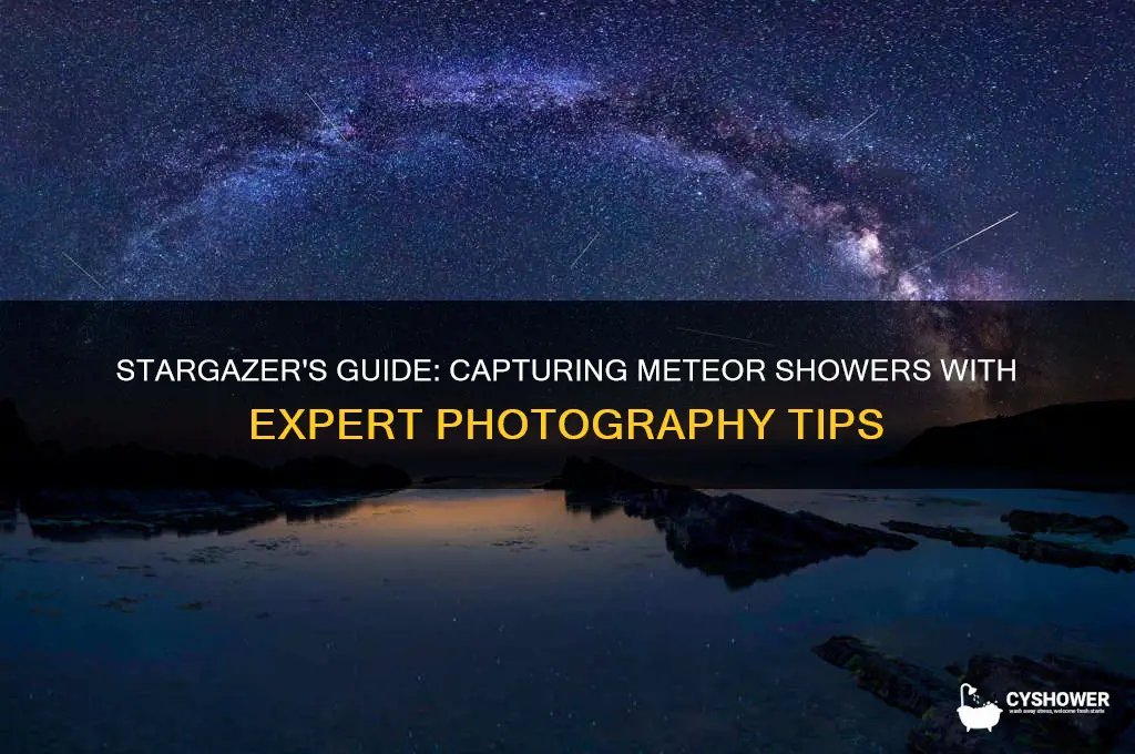 how to capture a meteor shower