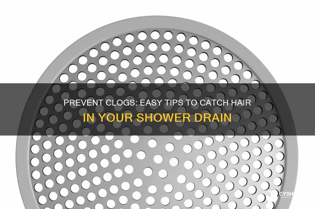 how to catch hair in shower drain