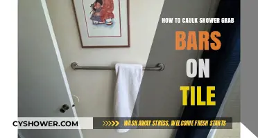 Securely Install Shower Grab Bars on Tile with Caulking: A Guide