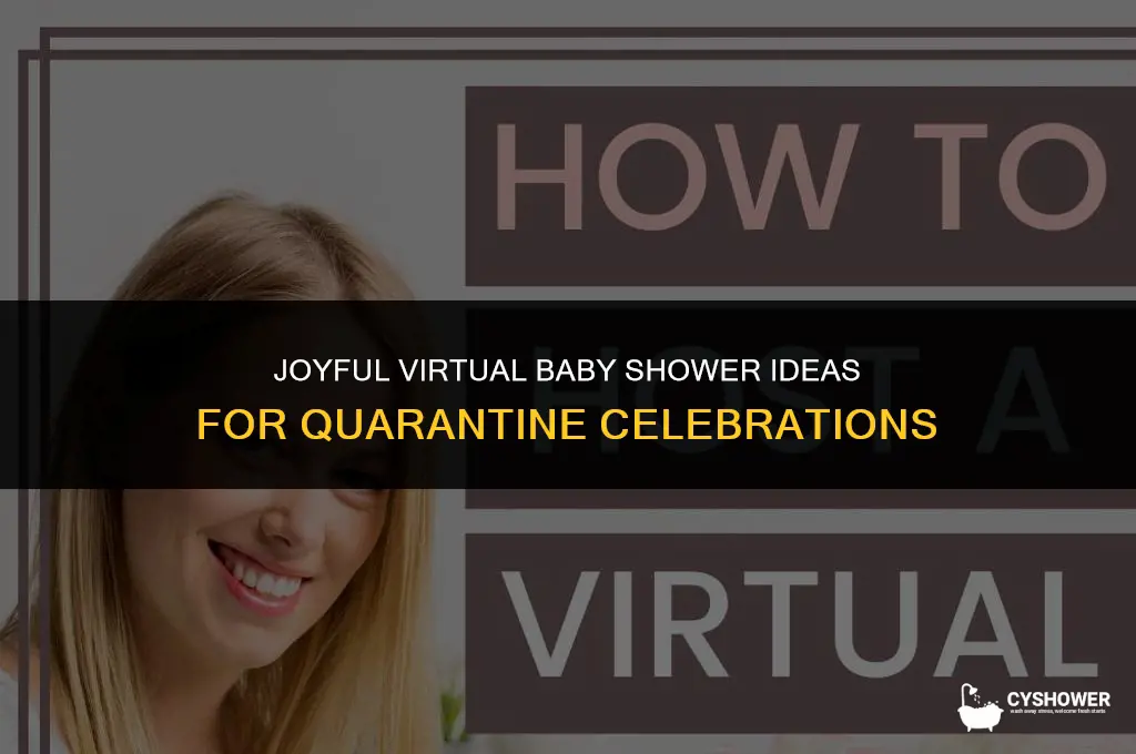how to celebrate a baby shower during quarantine