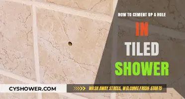 Fixing Tiled Shower Holes: A Step-by-Step Cement Repair Guide