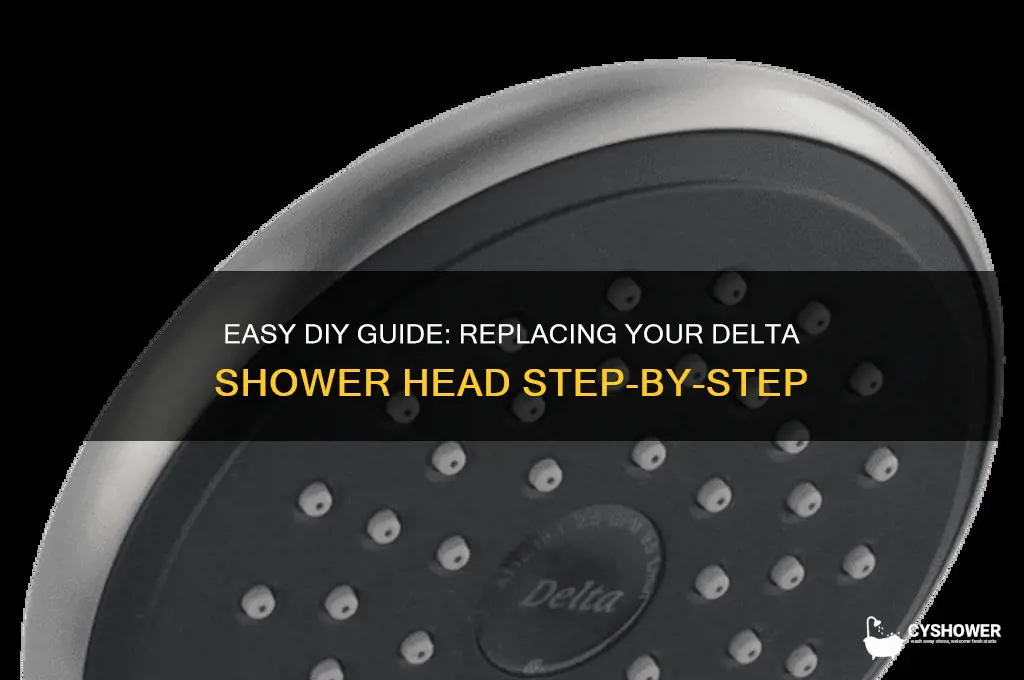 how to change a delta shower head