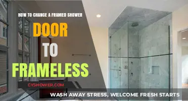 Transform Your Bathroom: Upgrade Framed Shower Door to Frameless Easily