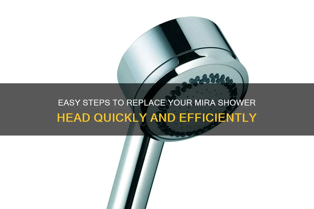how to change a mira shower head