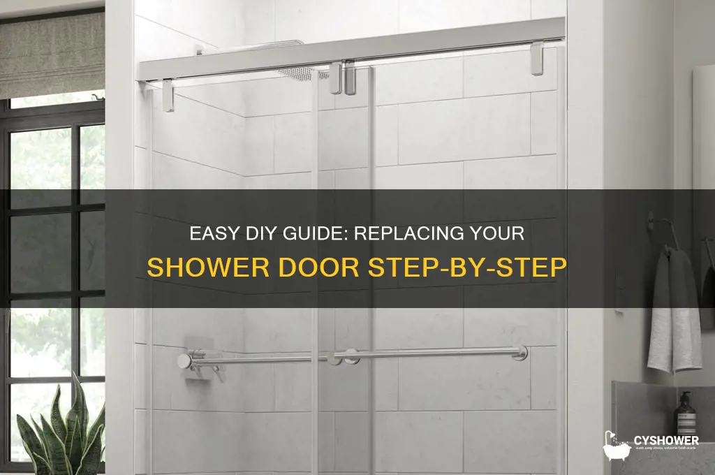how to change a shower door