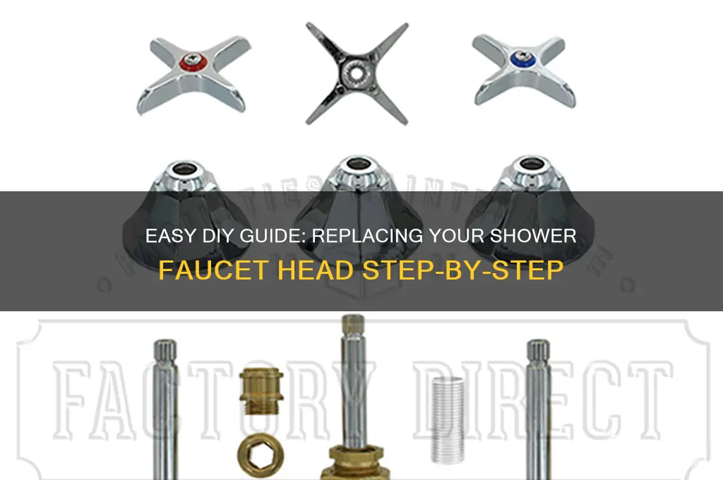 how to change a shower faucet head