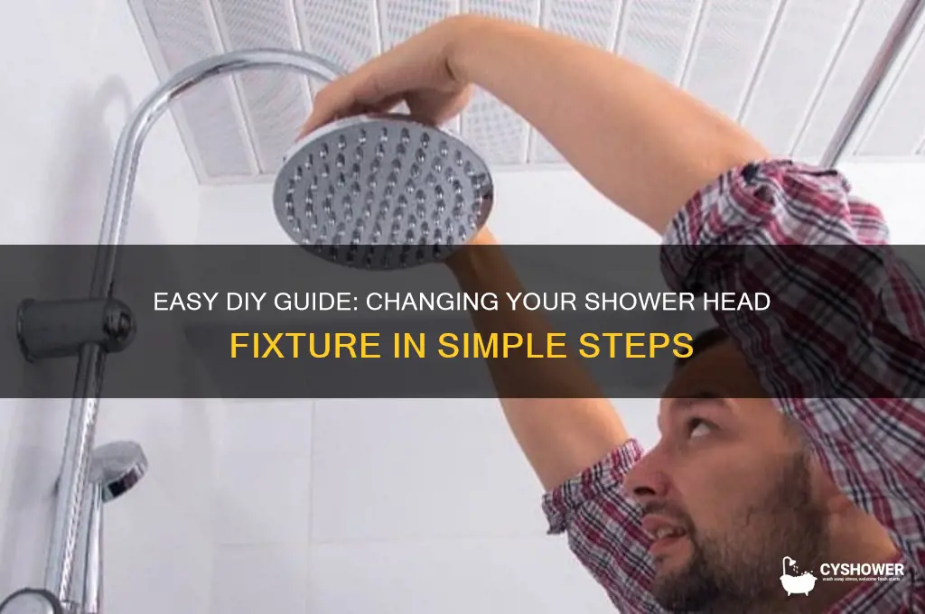 how to change a shower head fixture
