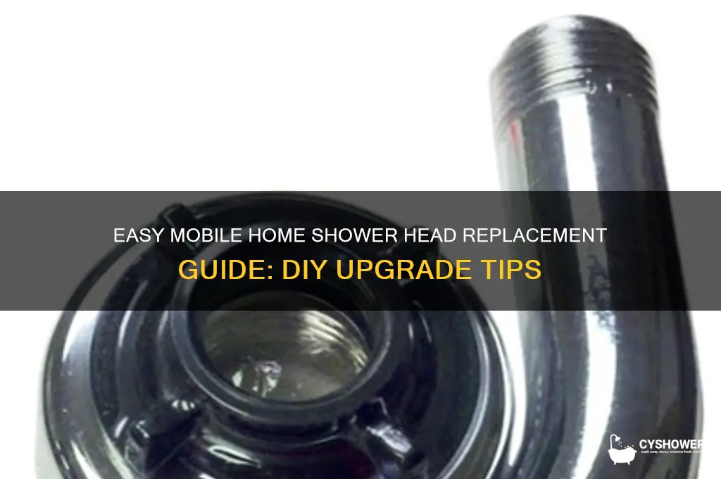 how to change a shower head in a mobile home