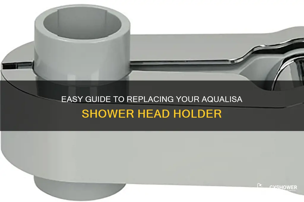 how to change an aqualisa shower head holder