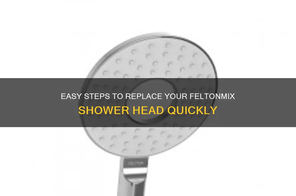 how to change feltonmix shower head