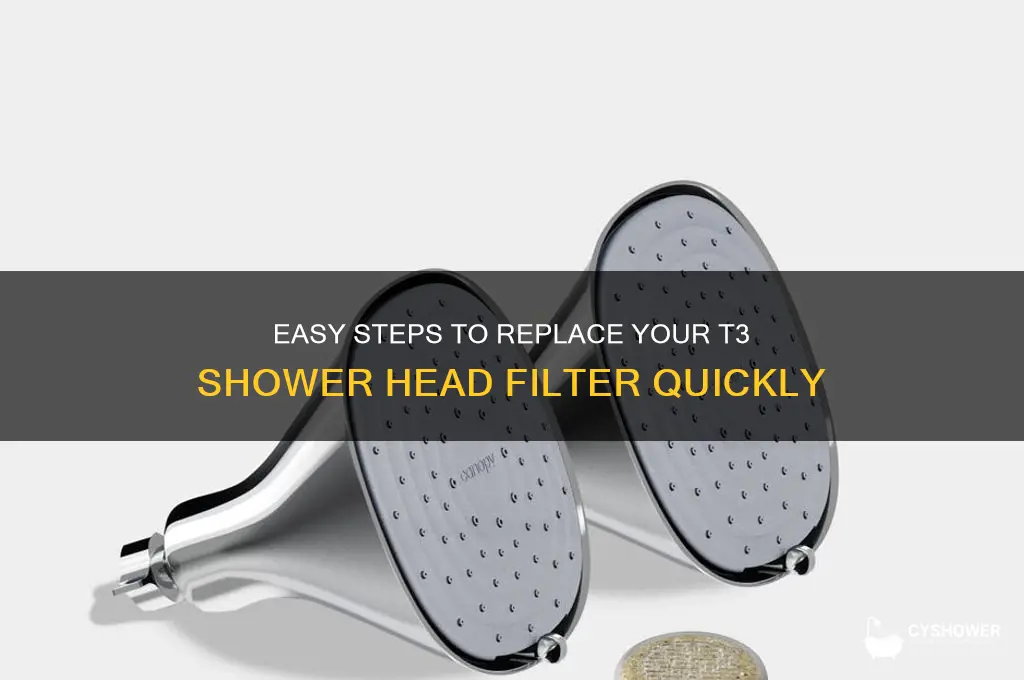 how to change filter in t3 shower head