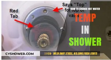Adjusting Your Shower's Hot Water Temperature: A Simple Step-by-Step Guide