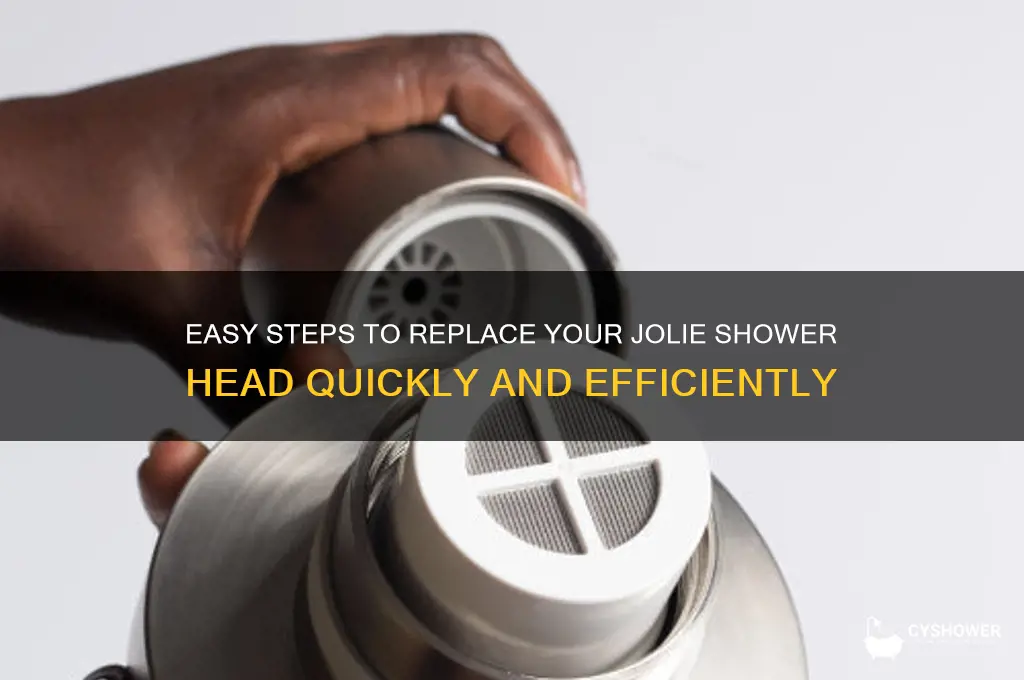 how to change jolie shower head
