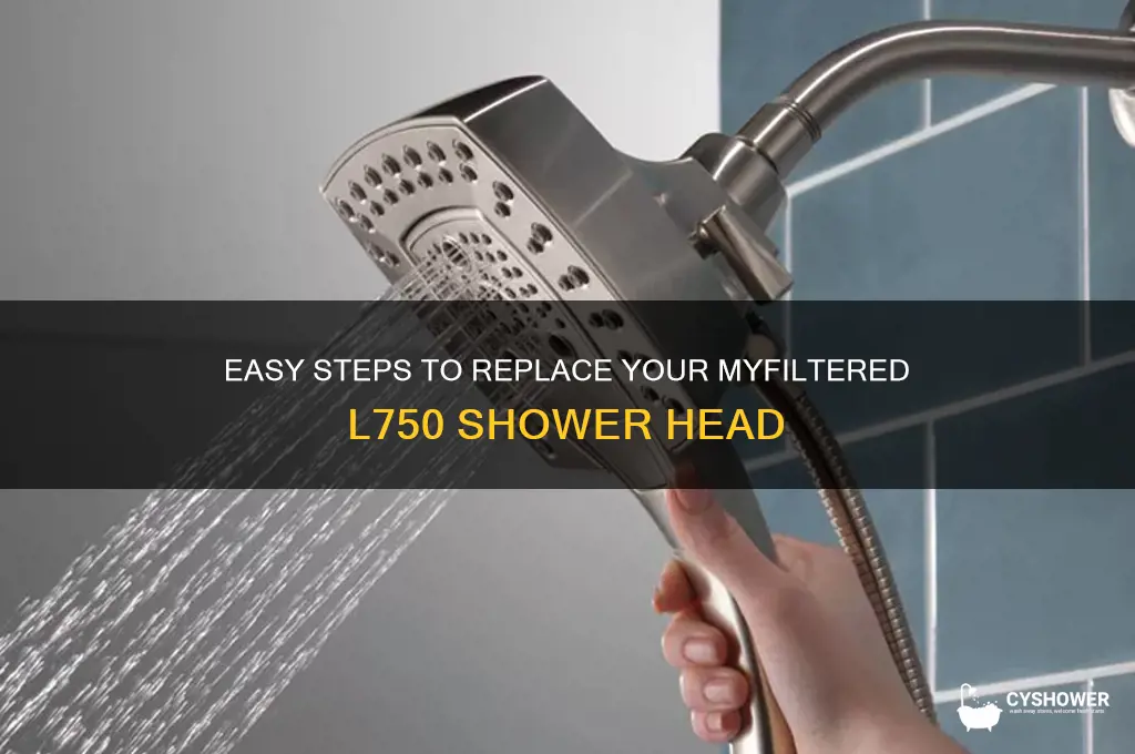 how to change myfiltered shower head l750