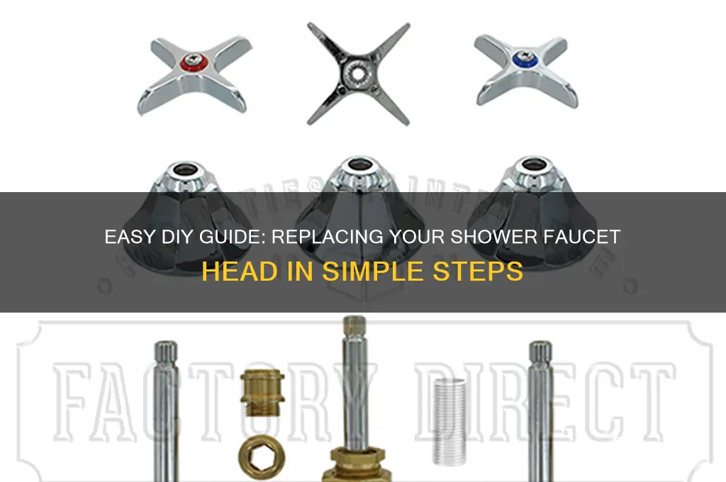 how to change shower faucet head