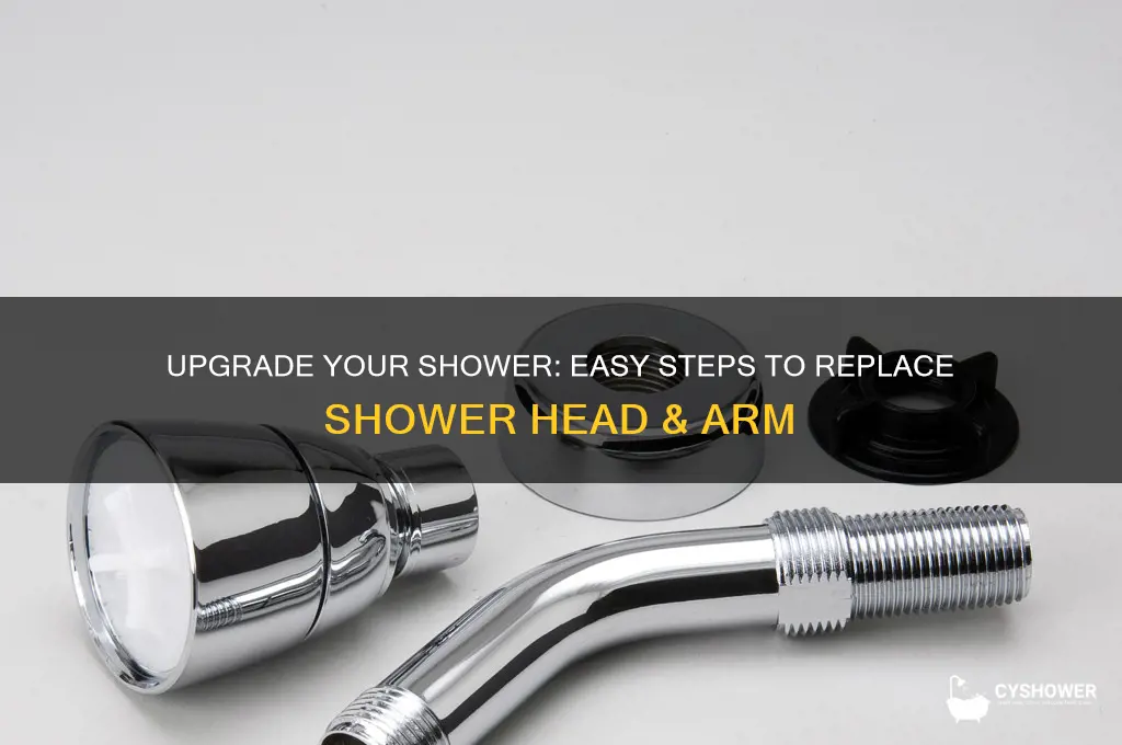 how to change shower head and arm